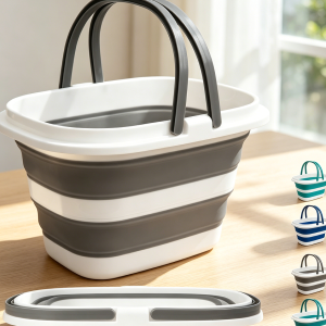 4.2Gal Collapsible Mop Bucket with Handle