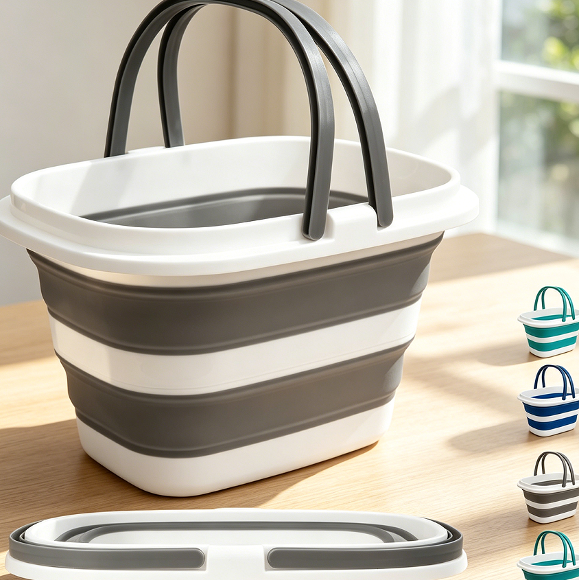 4.2Gal Collapsible Mop Bucket with Handle