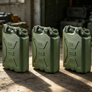 3-Pack 5Gal Green Military Water Jug