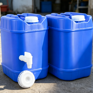 Two 5Gal Stackable Water Tanks with Spigot