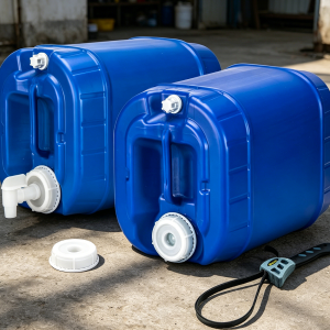 2-Pack 5Gal Stackable Emergency Water Tanks
