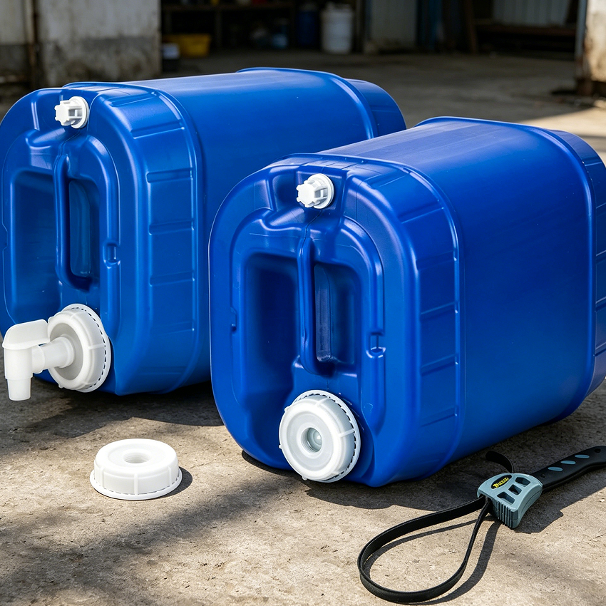 2-Pack 5Gal Stackable Emergency Water Tanks