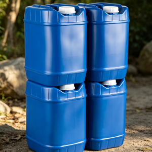Four 5Gal Stackable Emergency Water Tanks