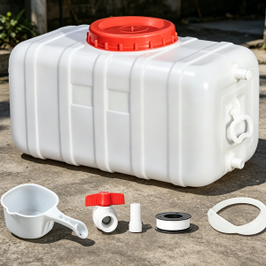 Plastic Water Storage Cube with Tap