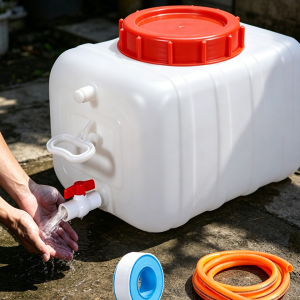 52.8Gal Water Storage Tank with Spigot