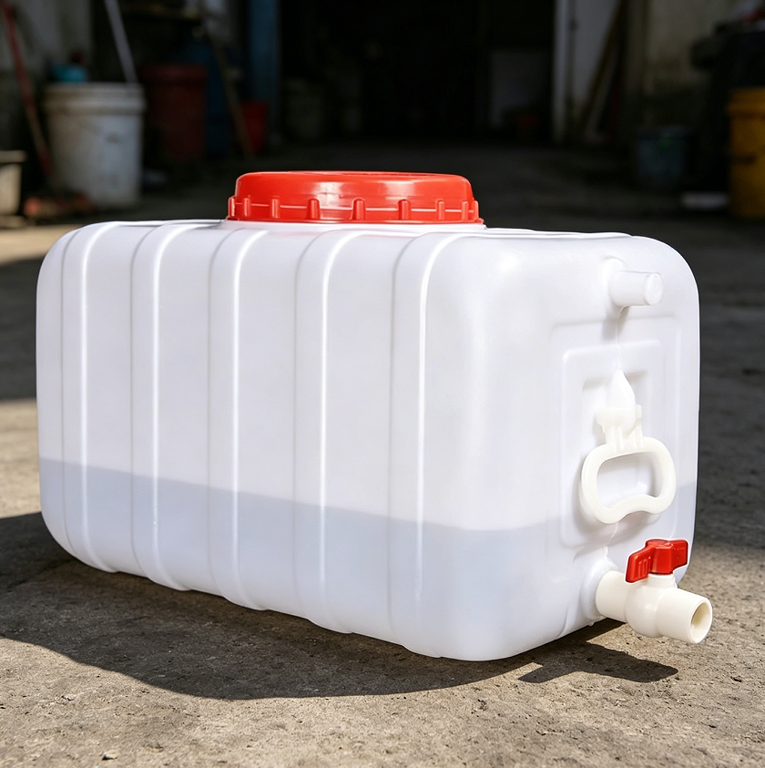 21Gal Plastic Water Tank with Tap