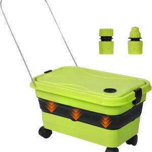 5.8Gal Wheeled Collapsible Bucket for Pressure Washer