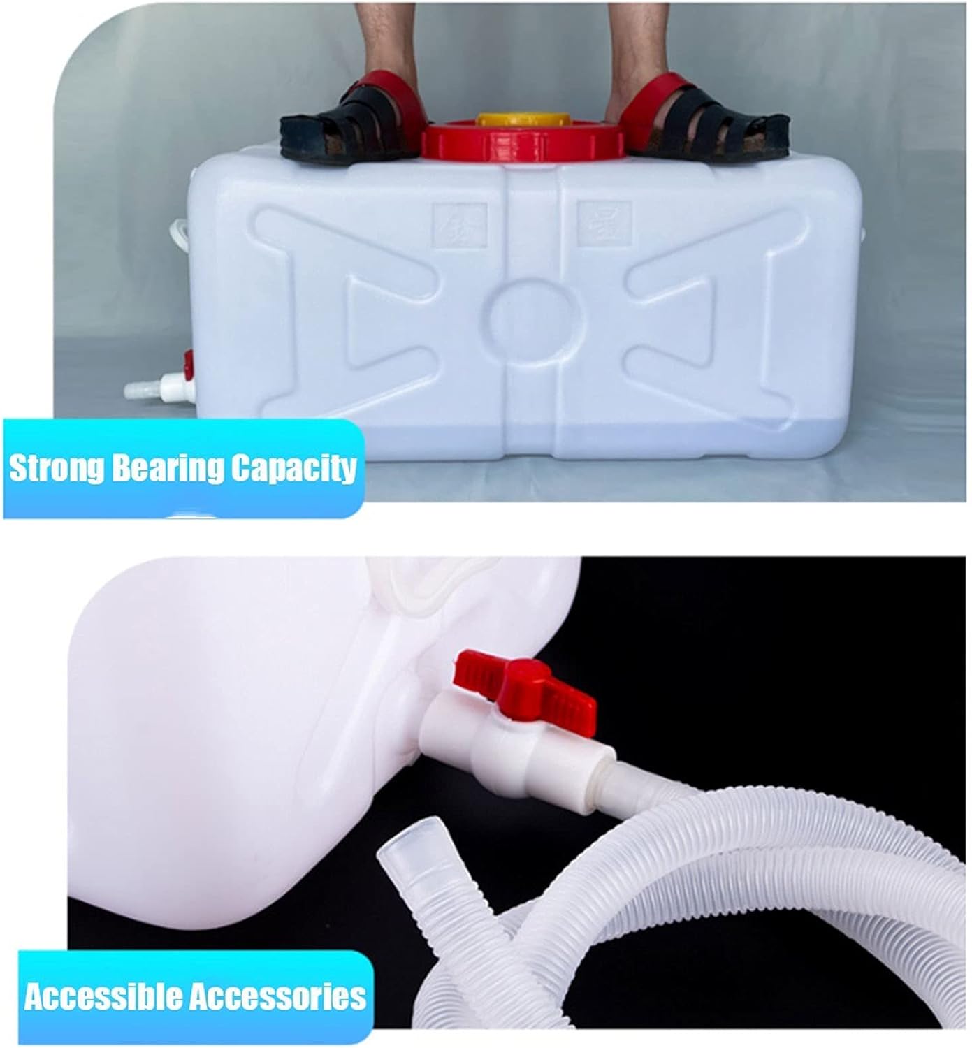 38Gal Heavy-Duty Water Carrier with Tap - Image 2