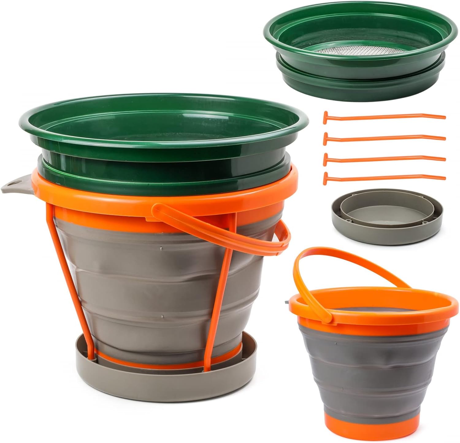 10L Collapsible Bucket Classifier Screen Set
