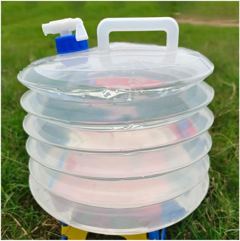 4-Pack 1.3Gal Foldable Camping Water Buckets