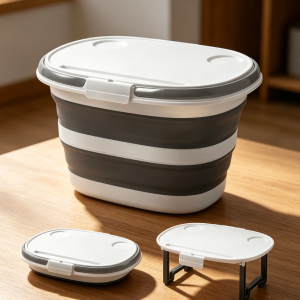 4.2Gal Collapsible Mop Bucket with Lid