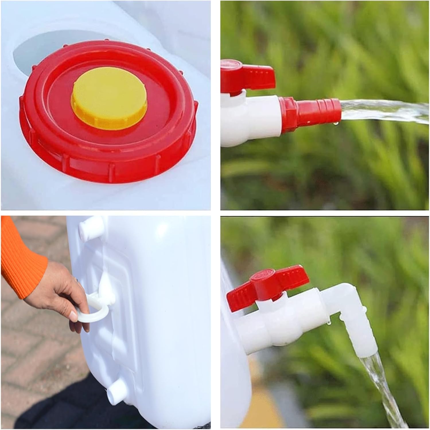 20Gal Portable Water Tank with Spigot Hose - Image 2