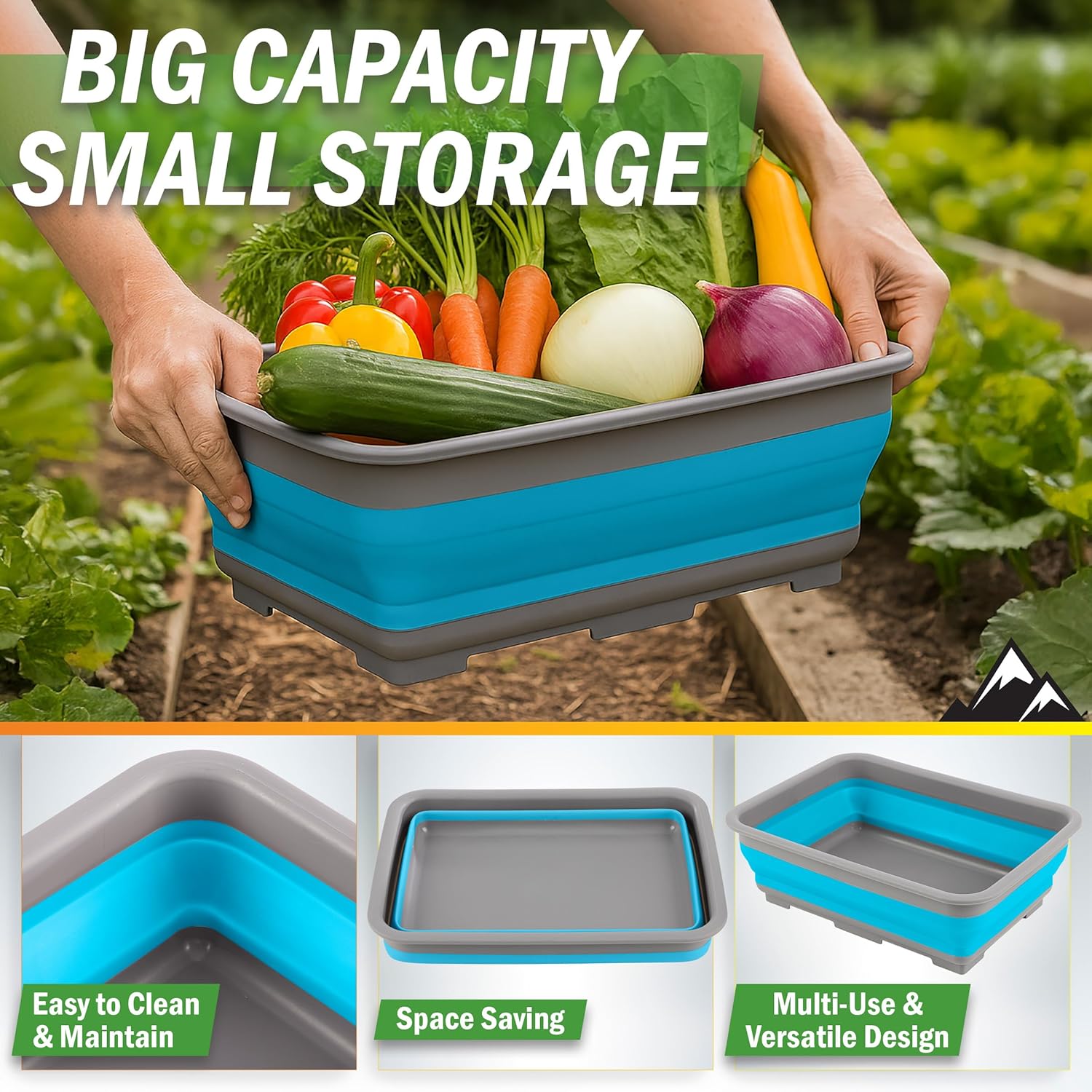 7.27L Foldable Cleaning Bucket with Handle - Image 2